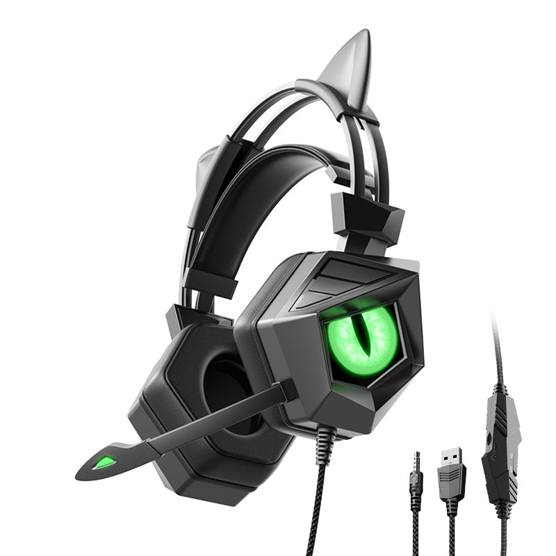 SY-G15 Ears Design Wired Control Gaming Earphone 3D Surround Sound Game Headset with HD Mic and Breathing Light SY-G15 Ears Design Wired Control Gaming Earphone 3D Surround Sound Game Headset with HD Mic and Breathing Light